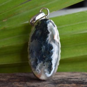 Shop Moss Agate Pendants! 925 silver natural moss agate pendant-natural agate pendant-moss agate pendant-agate pendant-oval shape pendant-design pendant | Natural genuine Moss Agate pendants. Buy crystal jewelry, handmade handcrafted artisan jewelry for women.  Unique handmade gift ideas. #jewelry #beadedpendants #beadedjewelry #gift #shopping #handmadejewelry #fashion #style #product #pendants #affiliate #ad