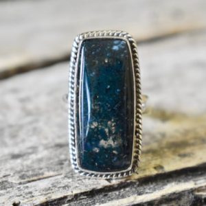 Shop Moss Agate Rings! US SIZE 7 – Moss Agate ring , moss agate ring , 925 sterling silver , agate gemstone silver ring , women jewellery gift #R62 | Natural genuine Moss Agate rings, simple unique handcrafted gemstone rings. #rings #jewelry #shopping #gift #handmade #fashion #style #affiliate #ad