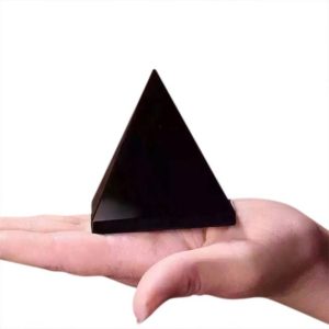 Shop Obsidian Stones & Crystals! Large Black Obsidian Crystal Pyramid Also Available in Many Sizes | Natural genuine stones & crystals in various shapes & sizes. Buy raw cut, tumbled, or polished gemstones for making jewelry or crystal healing energy vibration raising reiki stones. #crystals #gemstones #crystalhealing #crystalsandgemstones #energyhealing #affiliate #ad