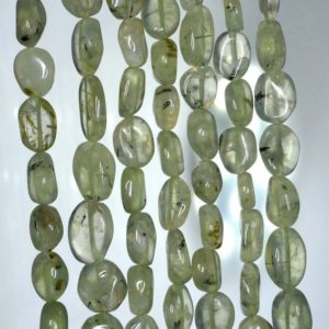 Shop Prehnite Chip & Nugget Beads! 7×6-14x11mm Moss Pond Prehnite Gemstone Green Pebble Nugget Loose Beads 14 inch Full Strand (90184993-896) | Natural genuine chip Prehnite beads for beading and jewelry making.  #jewelry #beads #beadedjewelry #diyjewelry #jewelrymaking #beadstore #beading #affiliate #ad
