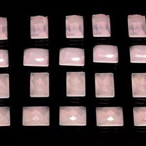 Shop Quartz Cabochons! CLEARANCE SALE – natural pink chalcedony,rectangular cabochon,facet checkercut quartz,large cabochon,gemstone cabochon,wholesale chalcedony | Natural genuine stones & crystals in various shapes & sizes. Buy raw cut, tumbled, or polished gemstones for making jewelry or crystal healing energy vibration raising reiki stones. #crystals #gemstones #crystalhealing #crystalsandgemstones #energyhealing #affiliate #ad