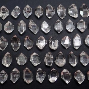 Shop Raw & Rough Quartz Stones! ONE Quartz "Diamond Quartz" crystal from Pakistan – clear natural raw stone loose gem specimen | Natural genuine stones & crystals in various shapes & sizes. Buy raw cut, tumbled, or polished gemstones for making jewelry or crystal healing energy vibration raising reiki stones. #crystals #gemstones #crystalhealing #crystalsandgemstones #energyhealing #affiliate #ad