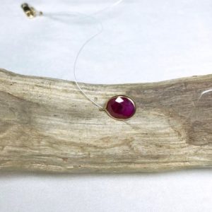Shop Ruby Pendants! 14kt Yellow Gold Floating Natural Burma Ruby (2.30 ct) Pendant with Invisable Chain with a Lobster Claw Clasp, Appraised 1,935 CAD | Natural genuine Ruby pendants. Buy crystal jewelry, handmade handcrafted artisan jewelry for women.  Unique handmade gift ideas. #jewelry #beadedpendants #beadedjewelry #gift #shopping #handmadejewelry #fashion #style #product #pendants #affiliate #ad