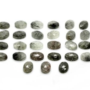 Shop Rutilated Quartz Cabochons! Black Rutilated quartz,faceted cabochon,oval cabochon,gemstone cabochon,quartz cabochon,multi color cabochon,natural cabochons  – AA Quality | Natural genuine stones & crystals in various shapes & sizes. Buy raw cut, tumbled, or polished gemstones for making jewelry or crystal healing energy vibration raising reiki stones. #crystals #gemstones #crystalhealing #crystalsandgemstones #energyhealing #affiliate #ad