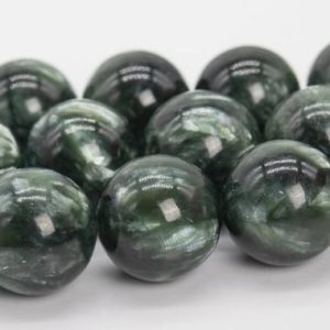 Shop Seraphinite Beads! 12MM Seraphinite Beads Grade AAA Genuine Natural Gemstone Round Loose Beads 14" / 7" Bulk Lot Options (111133) | Natural genuine round Seraphinite beads for beading and jewelry making.  #jewelry #beads #beadedjewelry #diyjewelry #jewelrymaking #beadstore #beading #affiliate #ad