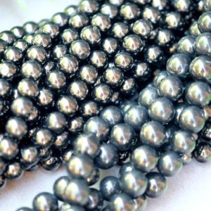 Shop Shungite Beads! 4mm-16mm Black Shungite Beads from Karelia 6mm, 10mm, 12mm, 14mm, 16mm Full Bead Strands or Half Strand | Natural genuine other-shape Shungite beads for beading and jewelry making.  #jewelry #beads #beadedjewelry #diyjewelry #jewelrymaking #beadstore #beading #affiliate #ad