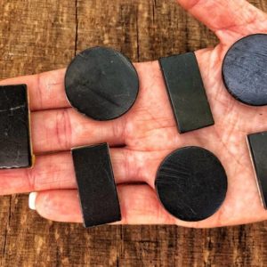 Shop Shungite Stones & Crystals! ONE Shungite Electronic Sticker – EMF Protector – Scientifically Proven – Cell Phone/Laptop Stick On – No. 267 | Natural genuine stones & crystals in various shapes & sizes. Buy raw cut, tumbled, or polished gemstones for making jewelry or crystal healing energy vibration raising reiki stones. #crystals #gemstones #crystalhealing #crystalsandgemstones #energyhealing #affiliate #ad