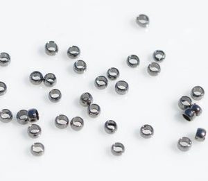 Shop Crimp Beads! 100 Crimp Beads Gunmetal Tone 2mm  F443 | Shop jewelry making and beading supplies, tools & findings for DIY jewelry making and crafts. #jewelrymaking #diyjewelry #jewelrycrafts #jewelrysupplies #beading #affiliate #ad