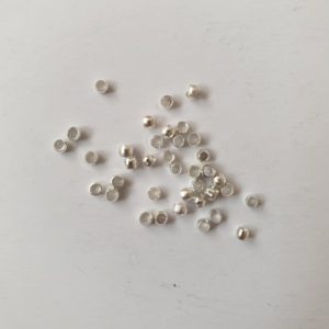 Shop Crimp Beads! 2g crimp beads, silver, Ø 1mm (0.039 inches) | Shop jewelry making and beading supplies, tools & findings for DIY jewelry making and crafts. #jewelrymaking #diyjewelry #jewelrycrafts #jewelrysupplies #beading #affiliate #ad