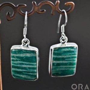 Shop Amazonite Earrings! Sterling Silver Amazonite Earrings | Natural genuine Amazonite earrings. Buy crystal jewelry, handmade handcrafted artisan jewelry for women.  Unique handmade gift ideas. #jewelry #beadedearrings #beadedjewelry #gift #shopping #handmadejewelry #fashion #style #product #earrings #affiliate #ad