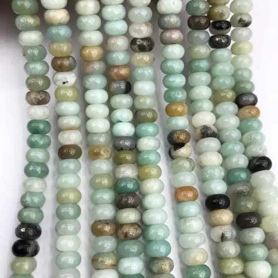 4x2mm Sesame Jasper Rondelle Beads, Gemstone Beads, Wholesale Beads