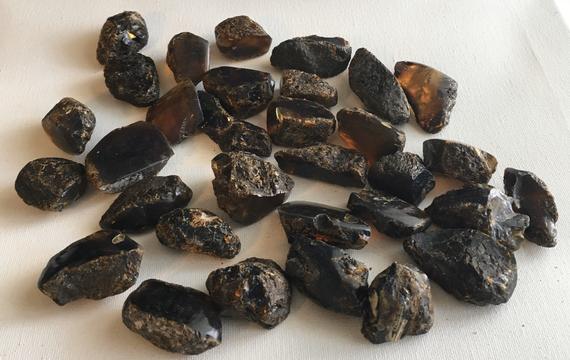 Amber Natural One Side Raw And One Side Polished,amber Small Fossil Stone , Healing Stone, Healing Crystal, Chakra Stone, Spiritual Stone