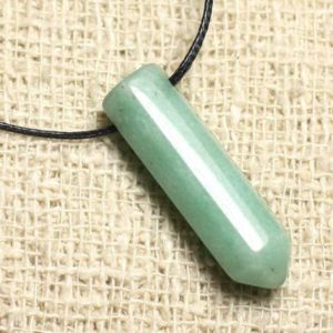 Shop Aventurine Pendants! Necklace Pendant Stone – Aventurine Green Faceted Tip 30mm Light Green | Natural genuine Aventurine pendants. Buy crystal jewelry, handmade handcrafted artisan jewelry for women.  Unique handmade gift ideas. #jewelry #beadedpendants #beadedjewelry #gift #shopping #handmadejewelry #fashion #style #product #pendants #affiliate #ad