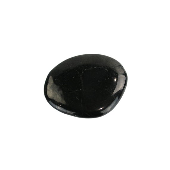 Black Shungite Thumb Stone Meditation Crystal 1-2"