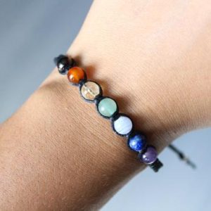 Shop Chakra Beads! 7 Chakras Bracelet | Shop jewelry making and beading supplies, tools & findings for DIY jewelry making and crafts. #jewelrymaking #diyjewelry #jewelrycrafts #jewelrysupplies #beading #affiliate #ad