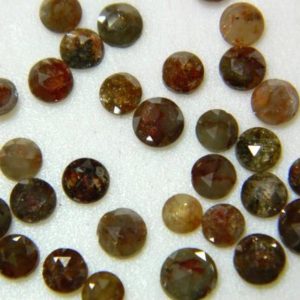 Shop Raw & Rough Diamond Stones! Raw Diamond, Red Rose Cut Diamond Cabochons, 2-3mm Rare Round Flat Back Rose-Cut Diamond for Engagement Ring/Jewelry (1Pcs To 8Pcs) – RRCD1 | Natural genuine stones & crystals in various shapes & sizes. Buy raw cut, tumbled, or polished gemstones for making jewelry or crystal healing energy vibration raising reiki stones. #crystals #gemstones #crystalhealing #crystalsandgemstones #energyhealing #affiliate #ad