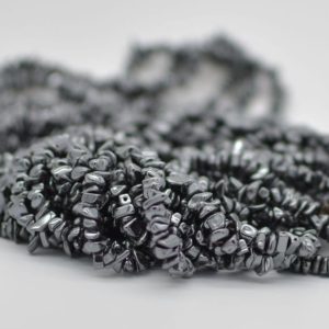Shop Hematite Chip & Nugget Beads! Hematite Chips Nuggets Beads – 5mm – 8mm – approx 36" Strand | Natural genuine chip Hematite beads for beading and jewelry making.  #jewelry #beads #beadedjewelry #diyjewelry #jewelrymaking #beadstore #beading #affiliate #ad