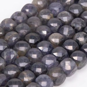Shop Iolite Faceted Beads! Genuine Natural Dark Color Iolite Loose Beads Grade AA Faceted Cube Shape 5mm | Natural genuine faceted Iolite beads for beading and jewelry making.  #jewelry #beads #beadedjewelry #diyjewelry #jewelrymaking #beadstore #beading #affiliate #ad