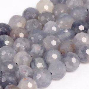 Shop Iolite Faceted Beads! Genuine Natural Light Color Iolite Loose Beads Grade A Micro Faceted Round Shape 6mm | Natural genuine faceted Iolite beads for beading and jewelry making.  #jewelry #beads #beadedjewelry #diyjewelry #jewelrymaking #beadstore #beading #affiliate #ad
