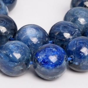 Shop Kyanite Round Beads! Genuine Natural Kyanite Gemstone Beads 11MM Blue Round A Quality Loose Beads (109048h) | Natural genuine round Kyanite beads for beading and jewelry making.  #jewelry #beads #beadedjewelry #diyjewelry #jewelrymaking #beadstore #beading #affiliate #ad