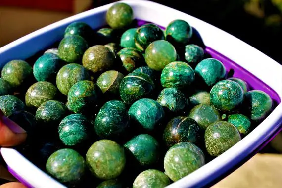 Green Kyanite Crystal Spiritual Gemstone Sphere - 50mm Natural Healing Stone For Meditation & Chakra Balancing, Unique Gift