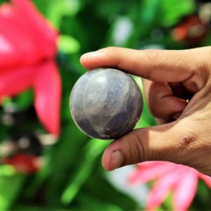 A+ Small 55MM Natural Blue Kyanite Stone Aura Reiki Healing Metaphysical Power Charged Sphere Ball | Natural genuine stones & crystals in various shapes & sizes. Buy raw cut, tumbled, or polished gemstones for making jewelry or crystal healing energy vibration raising reiki stones. #crystals #gemstones #crystalhealing #crystalsandgemstones #energyhealing #affiliate #ad