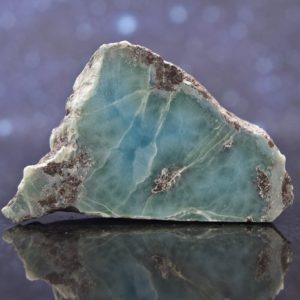 Shop Raw & Rough Larimar Stones! Semi Polished Raw Larimar from Dominican Republic | Caribbean Blue Pectolite  | Rare | 2.43" | 51 grams | Natural genuine stones & crystals in various shapes & sizes. Buy raw cut, tumbled, or polished gemstones for making jewelry or crystal healing energy vibration raising reiki stones. #crystals #gemstones #crystalhealing #crystalsandgemstones #energyhealing #affiliate #ad