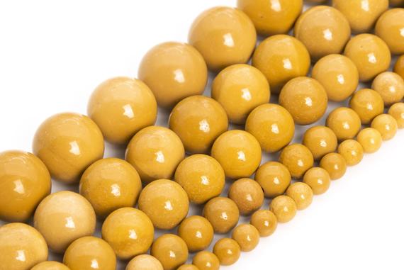 Yellow Mookaite Beads Grade Aaa Genuine Natural Gemstone Round Loose Beads 4mm 6mm 8mm 10mm Bulk Lot Options