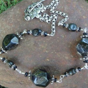 Shop Golden Obsidian Necklaces! Obsidian Golden Sheen Nugget Necklace  #94 | Natural genuine Golden Obsidian necklaces. Buy crystal jewelry, handmade handcrafted artisan jewelry for women.  Unique handmade gift ideas. #jewelry #beadednecklaces #beadedjewelry #gift #shopping #handmadejewelry #fashion #style #product #necklaces #affiliate #ad