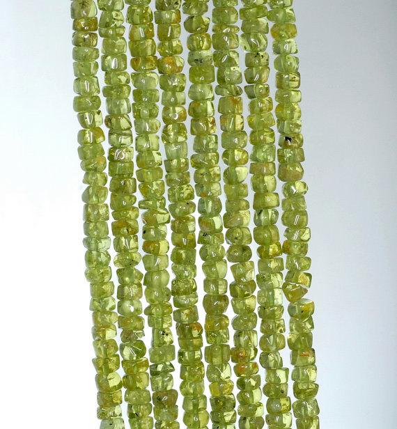 4x2mm Peridot Gemstone Grade A Green Rondelle Loose Beads 14 Inch Full Strand (90184954-899)