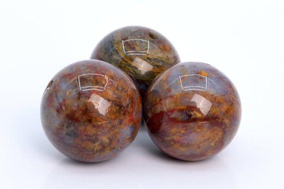 Genuine Natural Pietersite Gemstone Beads 12mm Round Aaa Quality Loose Beads (105722)