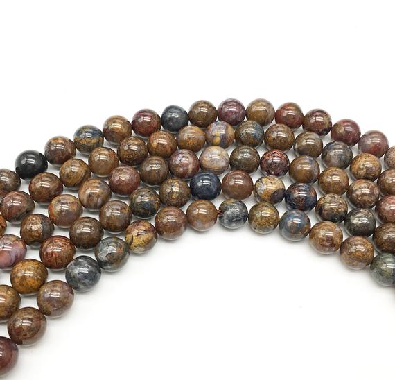 6mm Pietersite Beads, Round Gemstone Beads, Wholesale Beads