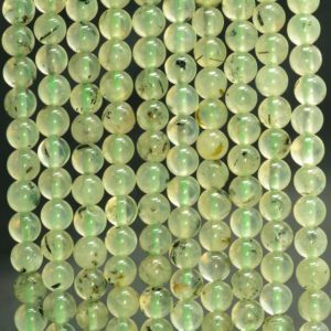 Shop Prehnite Round Beads! 6mm Prehnite Gemstone Green Grade Aa Round Beads 15.5 Inch Full Strand (80007377-A258) | Natural genuine round Prehnite beads for beading and jewelry making.  #jewelry #beads #beadedjewelry #diyjewelry #jewelrymaking #beadstore #beading #affiliate #ad