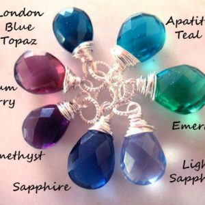Shop Quartz Crystal Pendants! QUARTZ Add a Dangle Charms Pendants / 21-25 mm, choose color, Gold Fill or Sterling Silver / gift for her under 10, bridal bsc gdq9 | Natural genuine Quartz pendants. Buy handcrafted artisan wedding jewelry.  Unique handmade bridal jewelry gift ideas. #jewelry #beadedpendants #gift #crystaljewelry #shopping #handmadejewelry #wedding #bridal #pendants #affiliate #ad