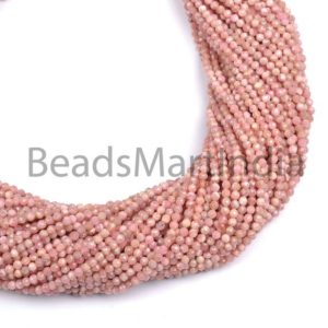 Shop Rhodochrosite Faceted Beads! Rhodochrosite Faceted Rondelle Beads, 2.5-2.75MM Rhodochrosite Rondelle Beads, Rhodochrosite Beads, Rhodochrosite Faceted Beads, | Natural genuine faceted Rhodochrosite beads for beading and jewelry making.  #jewelry #beads #beadedjewelry #diyjewelry #jewelrymaking #beadstore #beading #affiliate #ad