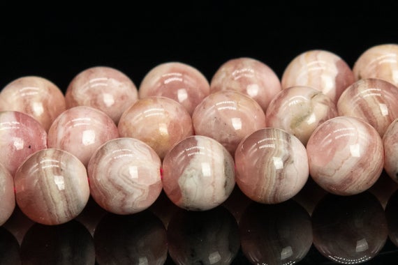 5mm Argentina Rhodochrosite Beads Grade Aa Genuine Natural Gemstone Full Strand Round Loose Beads 15.5" (111295-3471)