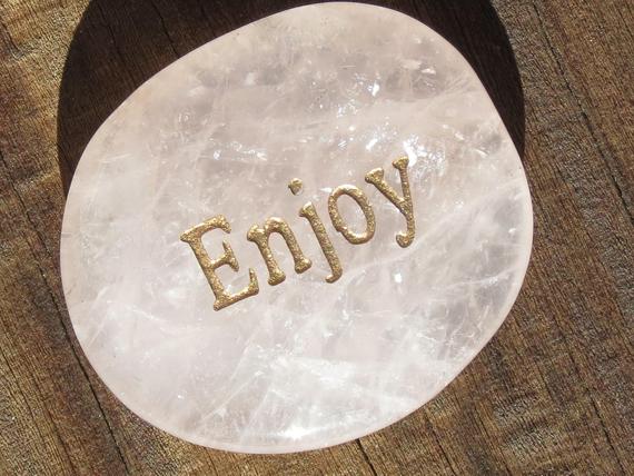 Rose Quartz Enjoy Healing Worry Stone With Positive Healing Energy And Self-love!