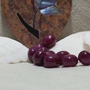 Shop Ruby Rondelle Beads! Genuine Natural Ruby Smooth Rondelle Beads, Single Beads, 7cts. 9.2 x 7.5mm, Quality Natural  Ruby, Corundum Beads Precious, Loose Gemstones | Natural genuine rondelle Ruby beads for beading and jewelry making.  #jewelry #beads #beadedjewelry #diyjewelry #jewelrymaking #beadstore #beading #affiliate #ad