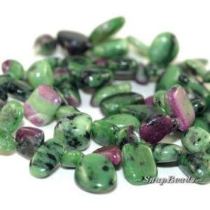 Shop Ruby Zoisite Chip & Nugget Beads! Renoir Ruby Zoisite Gemstones Slice River Pebble 15X12MM Loose Beads 7.5 inch Half Strand (90108543-106) | Natural genuine chip Ruby Zoisite beads for beading and jewelry making.  #jewelry #beads #beadedjewelry #diyjewelry #jewelrymaking #beadstore #beading #affiliate #ad