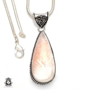 Shop Scolecite Pendants! Makes a great Buy! SCOLECITE Pendant & FREE 3MM Italian 925 Sterling Silver Chain V193 | Natural genuine Scolecite pendants. Buy crystal jewelry, handmade handcrafted artisan jewelry for women.  Unique handmade gift ideas. #jewelry #beadedpendants #beadedjewelry #gift #shopping #handmadejewelry #fashion #style #product #pendants #affiliate #ad