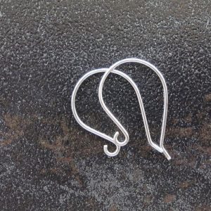 Shop Ear Wires & Posts for Making Earrings! Sterling Silver Ear wires shepard hooks findings jewelry making earrings, 2 pairs | Shop jewelry making and beading supplies, tools & findings for DIY jewelry making and crafts. #jewelrymaking #diyjewelry #jewelrycrafts #jewelrysupplies #beading #affiliate #ad