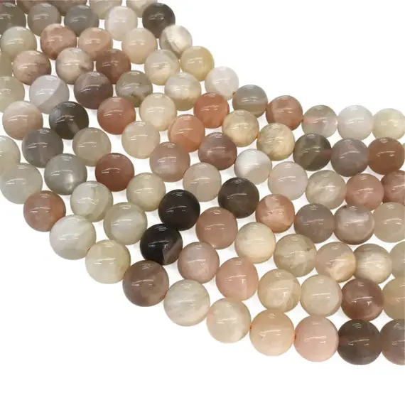 10mm Sunstone Beads, Round Gemstone Beads, Wholesale Beads