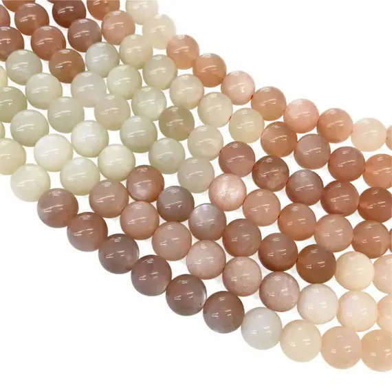 10mm Natural Sunstone Beads, Mixed Sunstone Beads, Round Gemstone Beads, Wholesale Beads