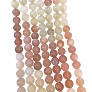 Shop Sunstone Round Beads! 8mm Natural Sunstone Beads, Mixed Sunstone Beads, Round Gemstone Beads, Wholesale Beads | Natural genuine round Sunstone beads for beading and jewelry making.  #jewelry #beads #beadedjewelry #diyjewelry #jewelrymaking #beadstore #beading #affiliate #ad