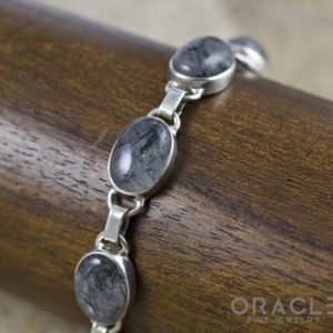 Shop Tourmalinated Quartz Bracelets! Sterling Silver Tourmalated Quartz Bracelet | Natural genuine Tourmalinated Quartz bracelets. Buy crystal jewelry, handmade handcrafted artisan jewelry for women.  Unique handmade gift ideas. #jewelry #beadedbracelets #beadedjewelry #gift #shopping #handmadejewelry #fashion #style #product #bracelets #affiliate #ad
