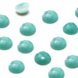 Shop Amazonite Cabochons! Faceted gemstone cabochon,amazonite cabochon,amazonite gemstone,jewelry supplies,wholesale gemstones,cut stones,10mm cabochon – AA Quality | Natural genuine stones & crystals in various shapes & sizes. Buy raw cut, tumbled, or polished gemstones for making jewelry or crystal healing energy vibration raising reiki stones. #crystals #gemstones #crystalhealing #crystalsandgemstones #energyhealing #affiliate #ad