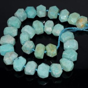 Shop Amazonite Chip & Nugget Beads! 18X12-16X11MM  Amazonite Gemstone Faceted Nugget Loose Beads 7.5 inch Half Strand (80003311-B91) | Natural genuine chip Amazonite beads for beading and jewelry making.  #jewelry #beads #beadedjewelry #diyjewelry #jewelrymaking #beadstore #beading #affiliate #ad