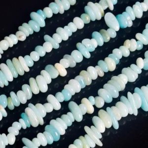 Shop Amazonite Chip & Nugget Beads! Genuine Natural Blue Amazonite Loose Beads Grade A Pebble Chips Shape 4-10mm | Natural genuine chip Amazonite beads for beading and jewelry making.  #jewelry #beads #beadedjewelry #diyjewelry #jewelrymaking #beadstore #beading #affiliate #ad