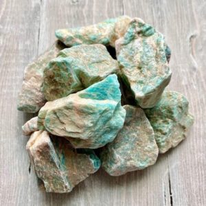 Shop Raw & Rough Amazonite Stones! Amazonite Stone | Natural Gemstone | Raw Rough | Natural genuine stones & crystals in various shapes & sizes. Buy raw cut, tumbled, or polished gemstones for making jewelry or crystal healing energy vibration raising reiki stones. #crystals #gemstones #crystalhealing #crystalsandgemstones #energyhealing #affiliate #ad