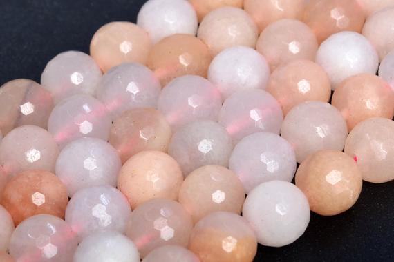 Natural Multicolor Aventurine Loose Beads Micro Faceted Round Shape 6mm 8mm 10mm